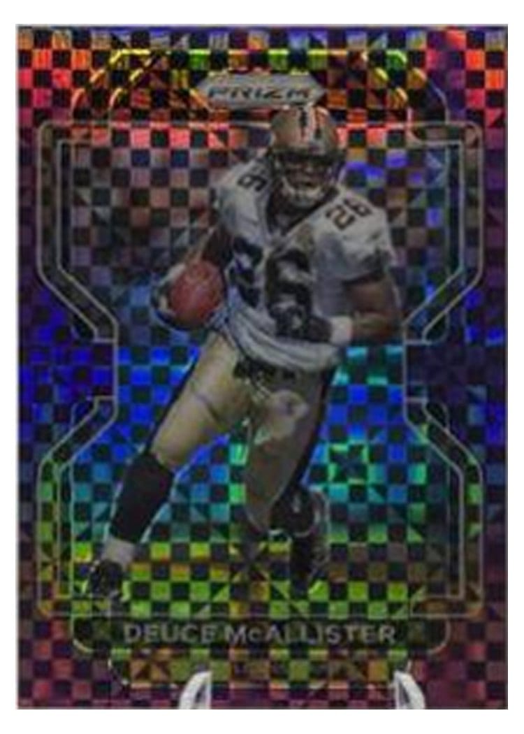 2021 Panini Prizm Base Set Deuce McAllister Purple Power Prizm #307 card