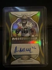 2022 Panini Certified Mirror Signatures Deuce McAllister #MS-DMC card