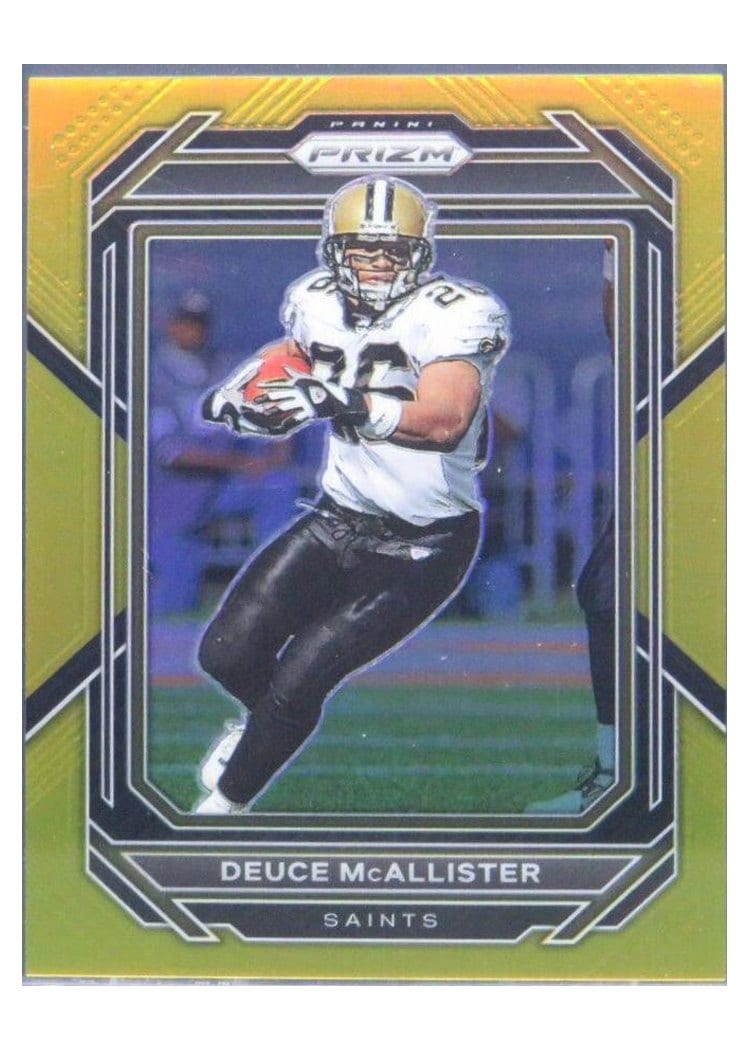 2022 Panini Prizm Base Set Deuce McAllister Gold #216 card