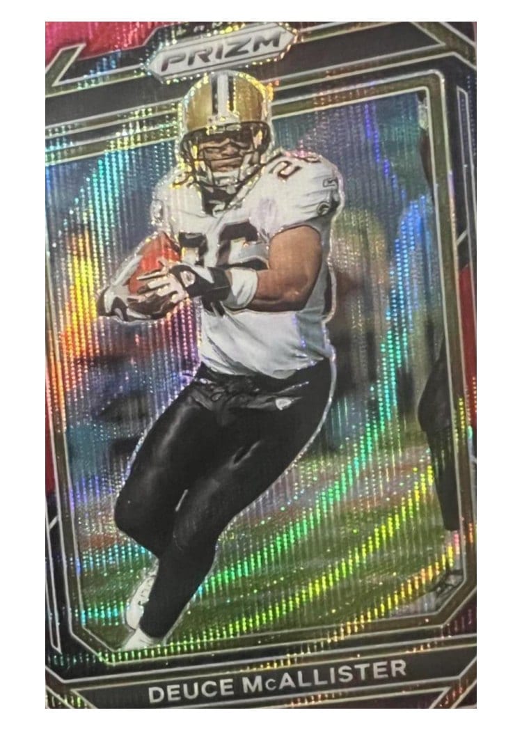 2022 Panini Prizm Base Set Deuce McAllister Red Wave #216 card