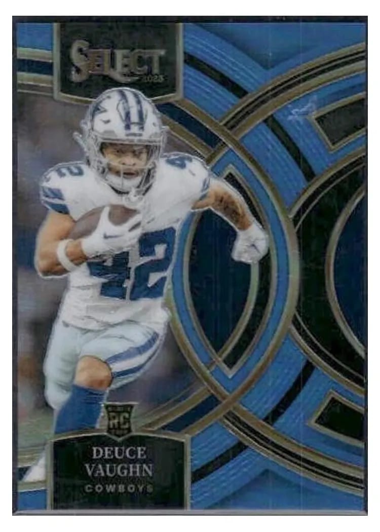 2023 Panini Select Base Set Deuce Vaughn Light Blue Prizm #128 card