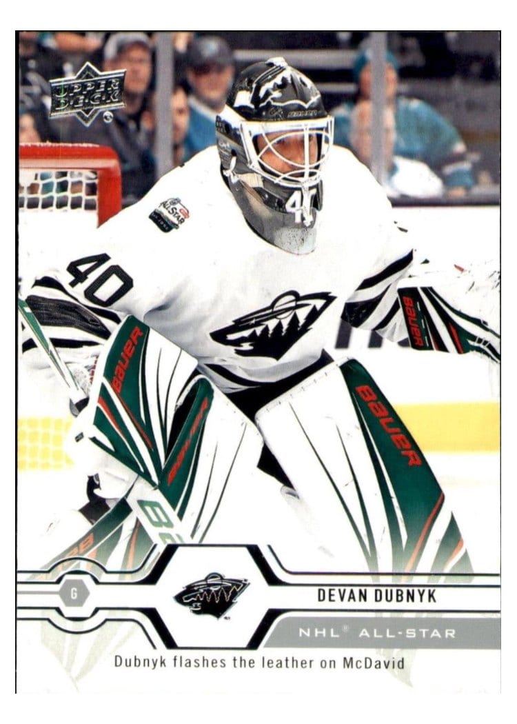 2019-20 SP Authentic Upper Deck Update Devan Dubnyk #532 card