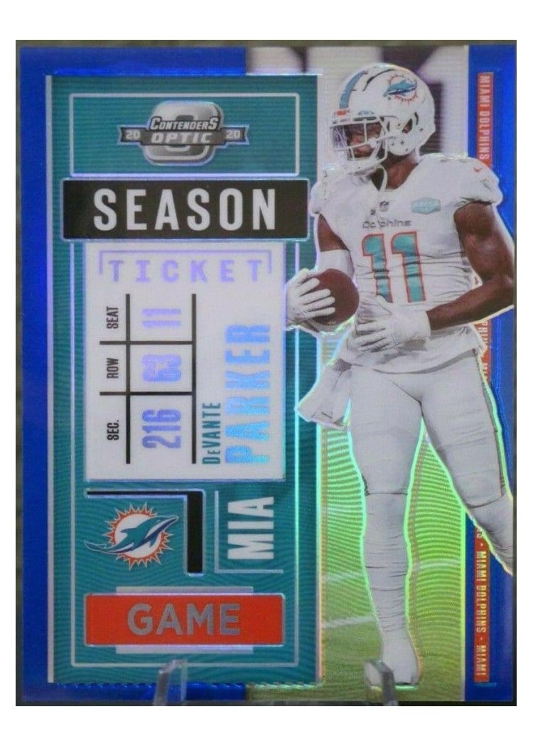 2020 Panini Contenders Optic DeVante Parker #36 card