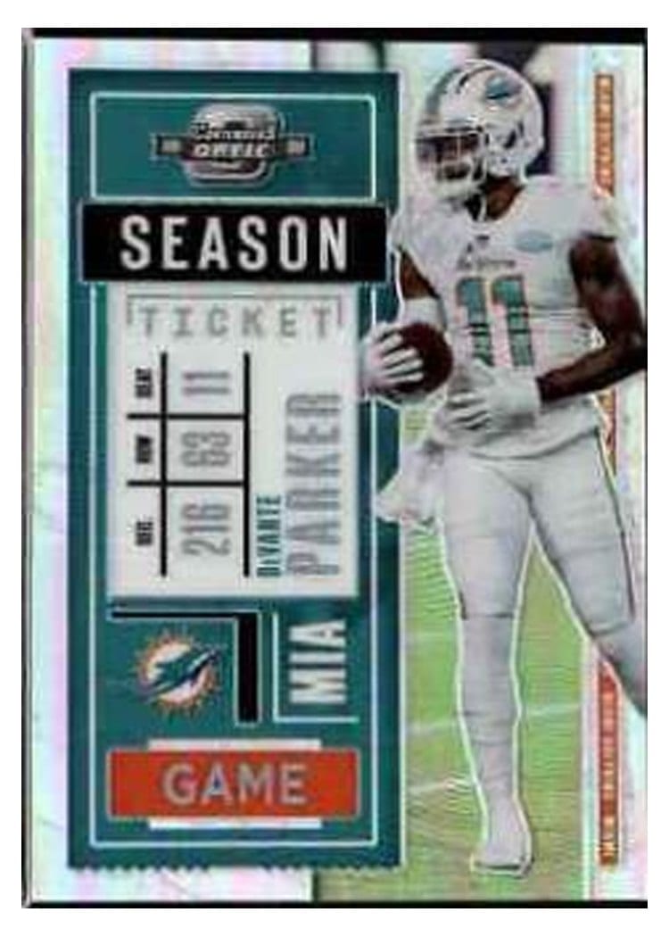 2020 Panini Contenders Optic DeVante Parker #36 card