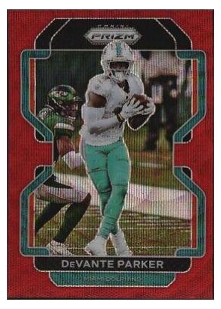 2021 Panini Prizm Base Set DeVante Parker #104 card