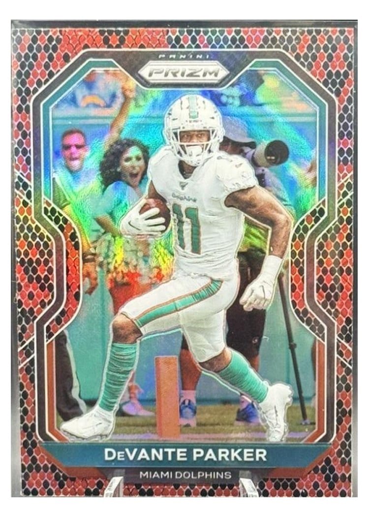 2022 Panini Prizm Base Set DeVante Parker #202 card