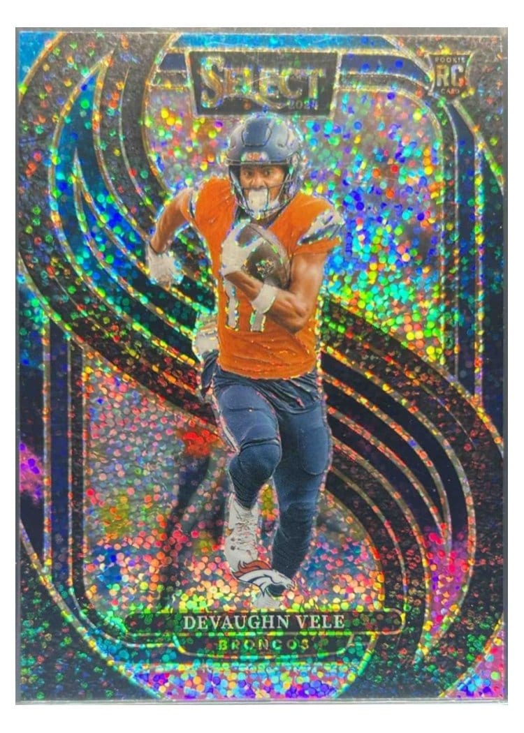 2024 Panini Select Base Set Devaughn Vele Cosmic Prizm #150 card