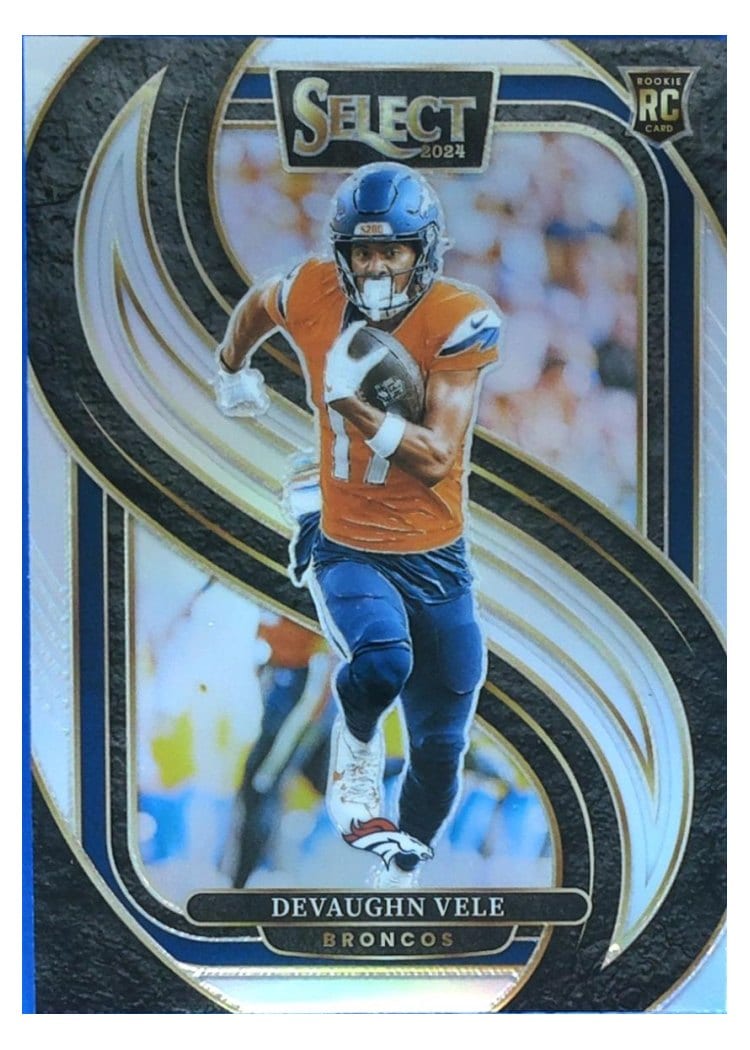 2024 Panini Select Base Set Devaughn Vele Silver Prizm #150 card
