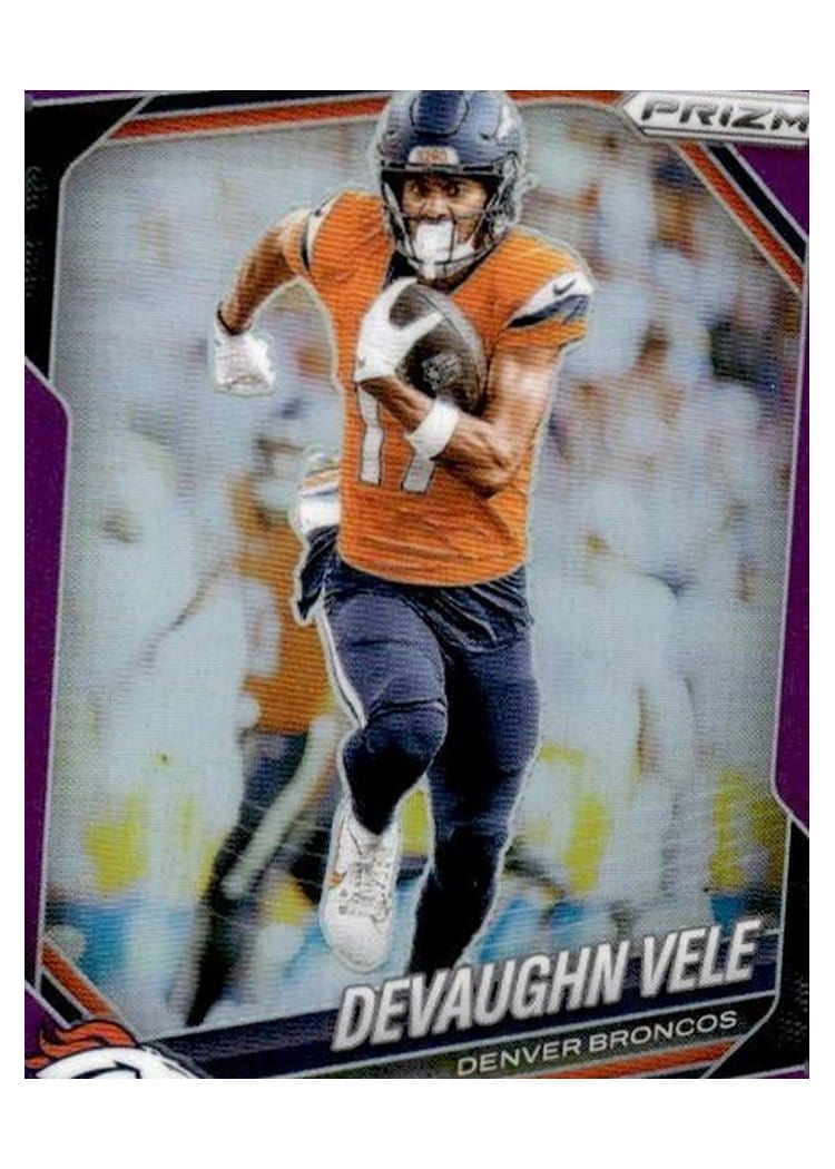 2025 Panini Prizm Base Set Devaughn Vele #54 card