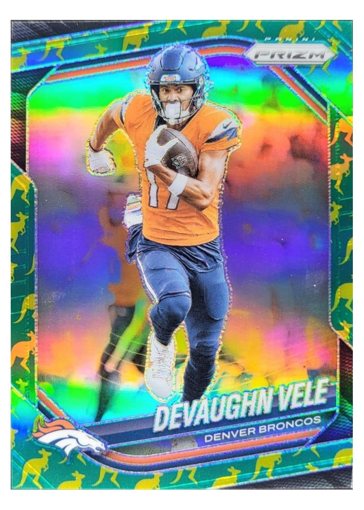 2025 Panini Prizm Base Set Devaughn Vele #54 card