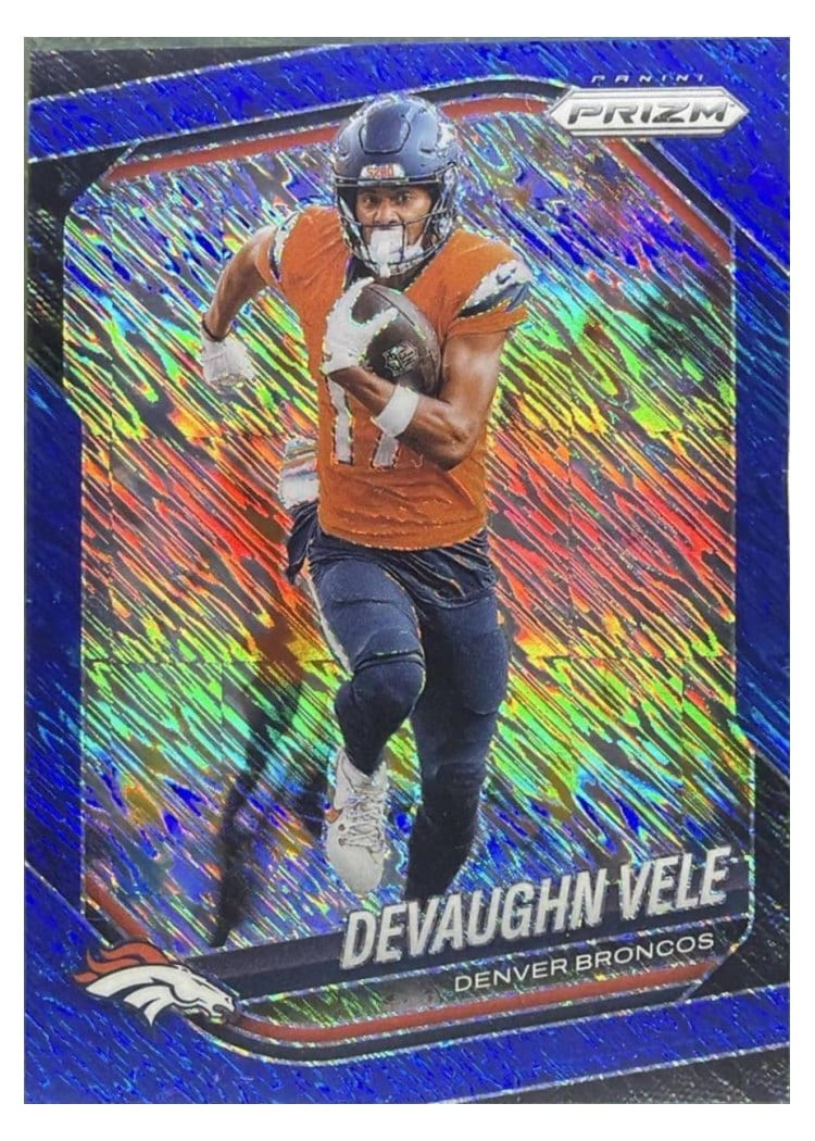 2025 Panini Prizm Base Set Devaughn Vele #54 card