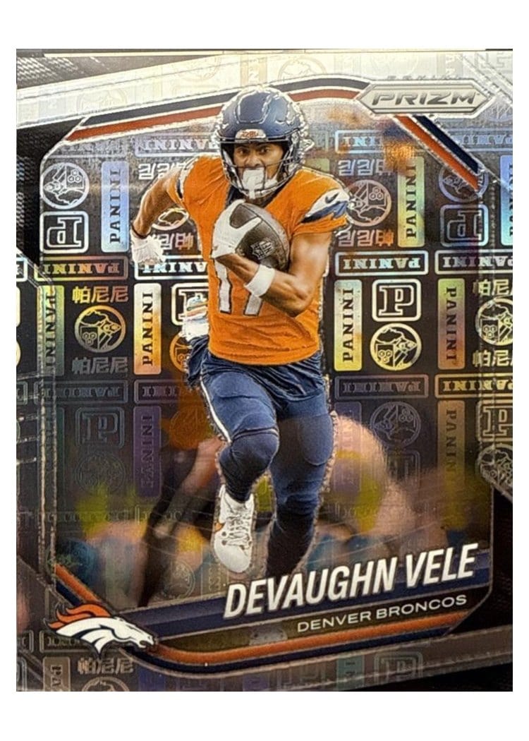2025 Panini Prizm Base Set Devaughn Vele #54 card