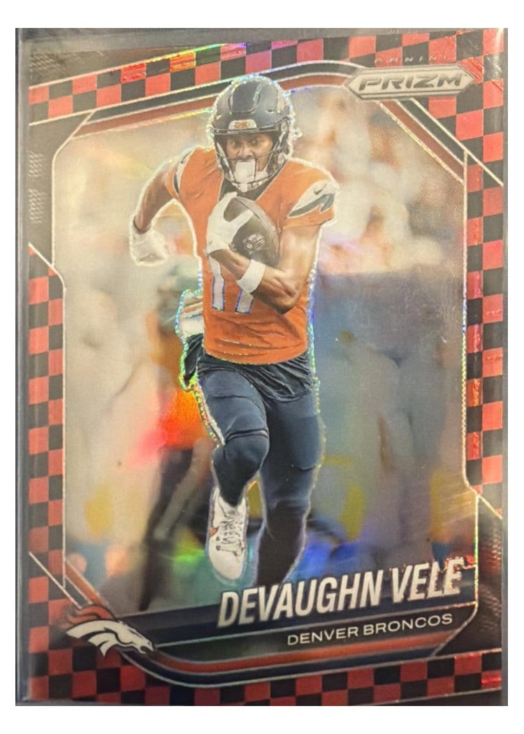 2025 Panini Prizm Base Set Devaughn Vele #54 card