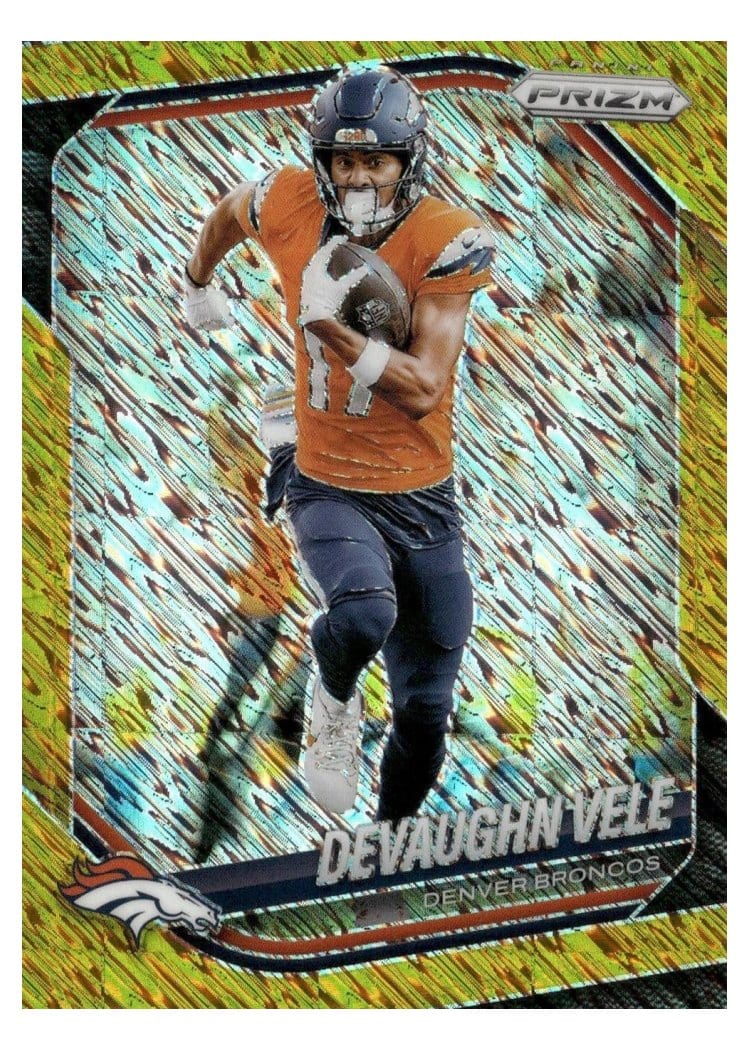 2025 Panini Prizm Base Set Devaughn Vele #54 card
