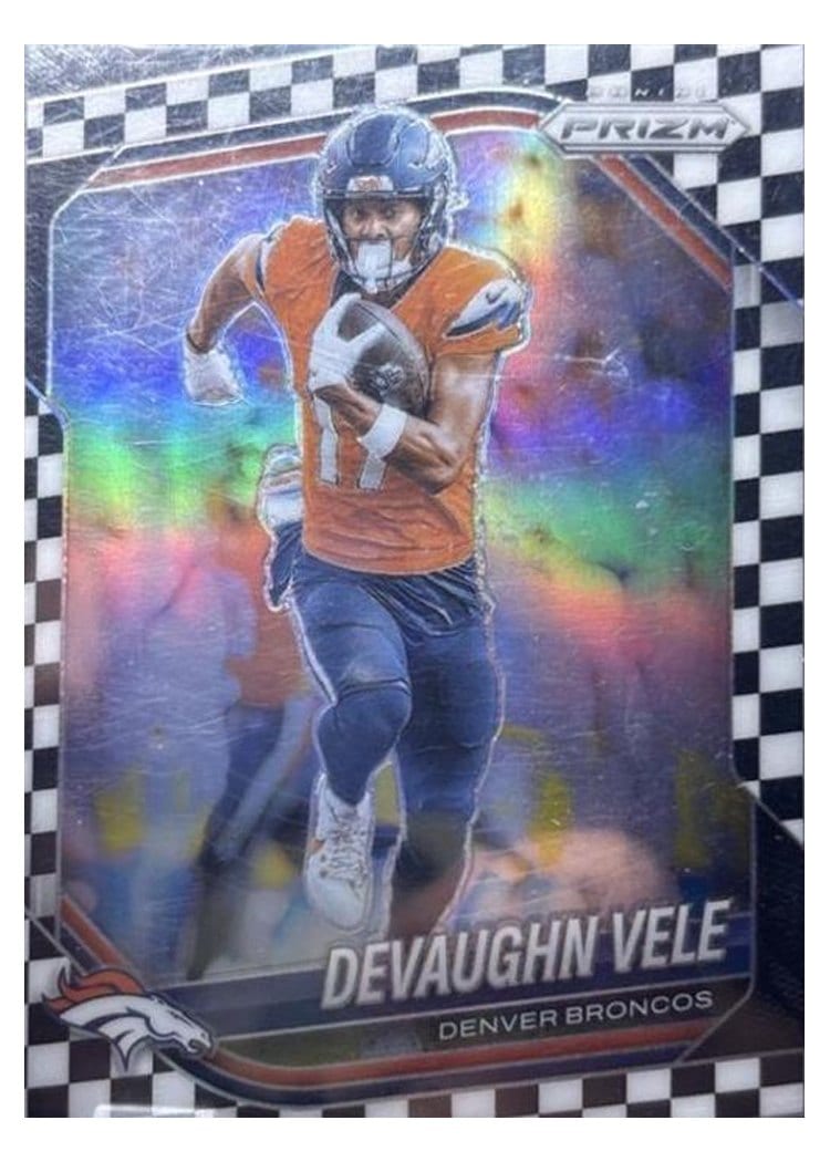2025 Panini Prizm Base Set Devaughn Vele #54 card