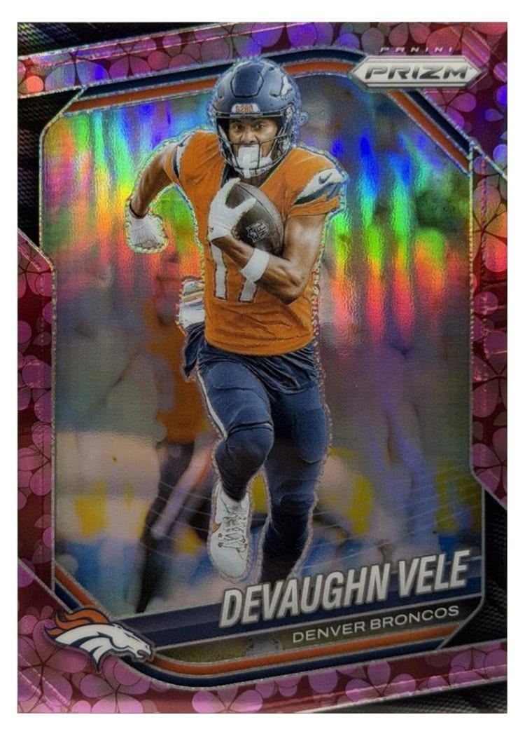 2025 Panini Prizm Base Set Devaughn Vele #54 card