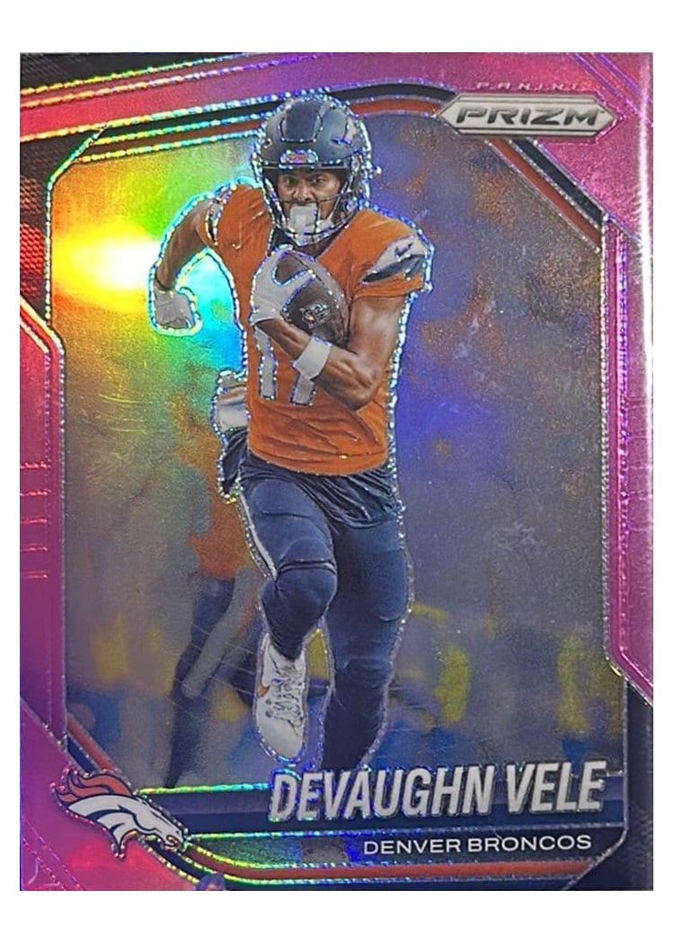 2025 Panini Prizm Base Set Devaughn Vele #54 card