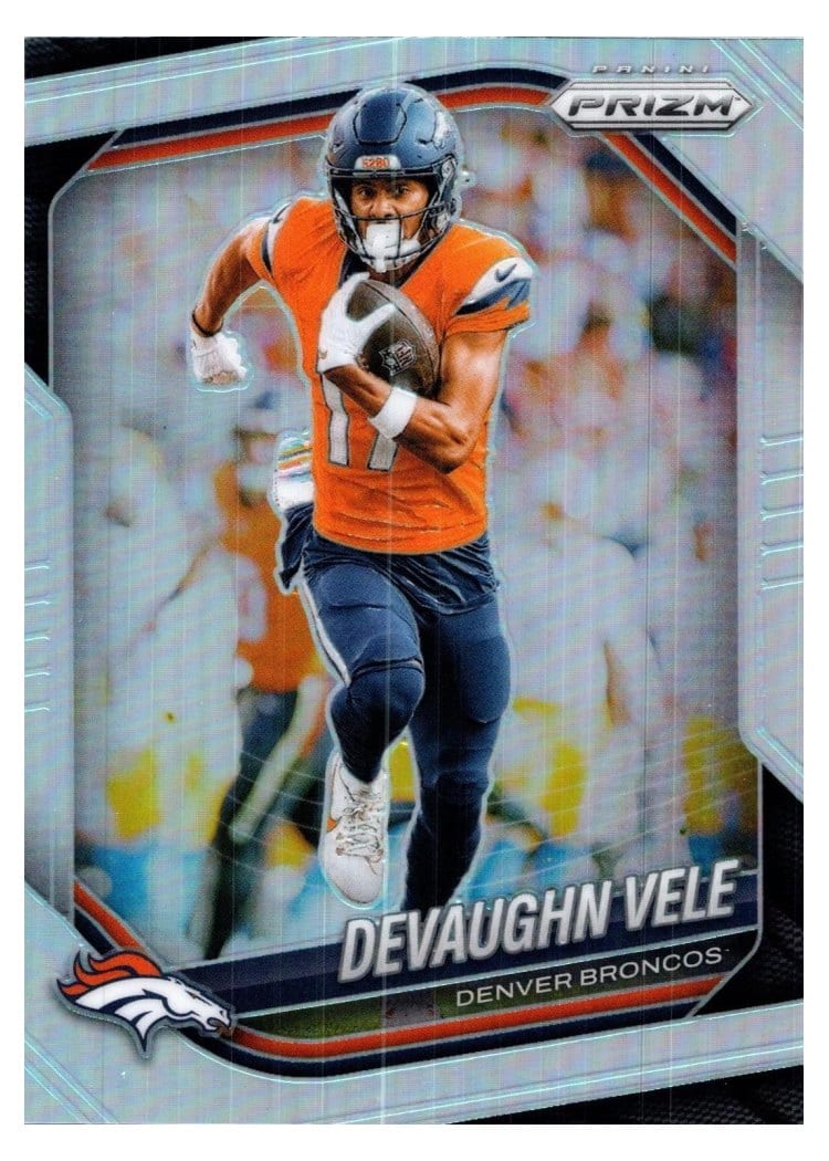 2025 Panini Prizm Base Set Devaughn Vele #54 card