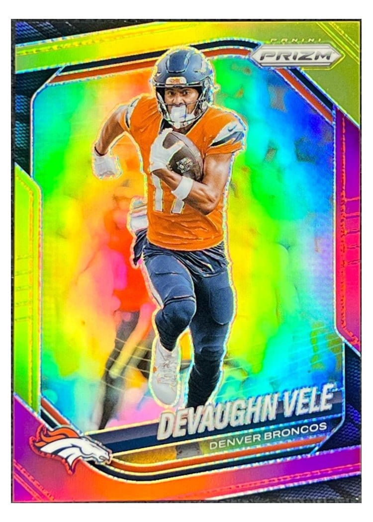 2025 Panini Prizm Base Set Devaughn Vele #54 card