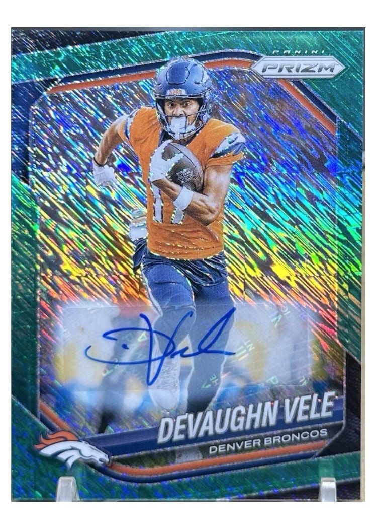 2025 Panini Prizm Base Set Devaughn Vele #54 card