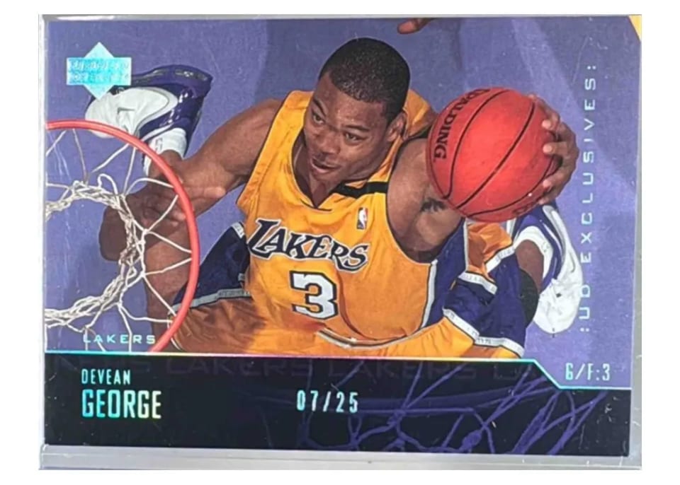 2003 Upper Deck Devean George #125 card