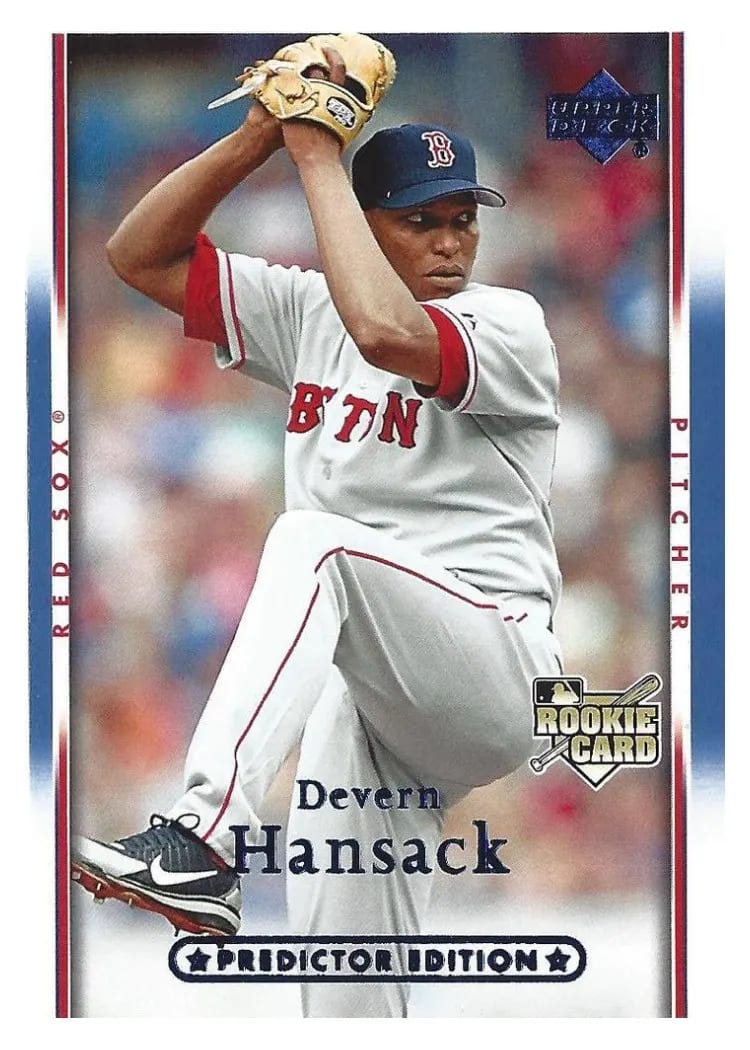 2007 Upper Deck Base Set Devern Hansack #4 card