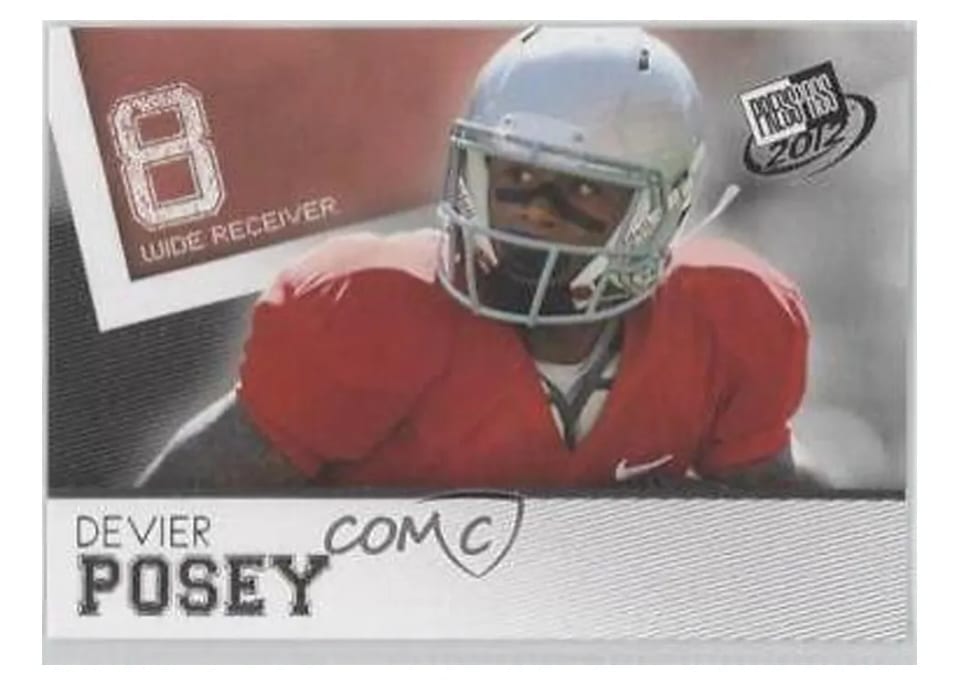 2012 Press Pass DeVier Posey #40 card
