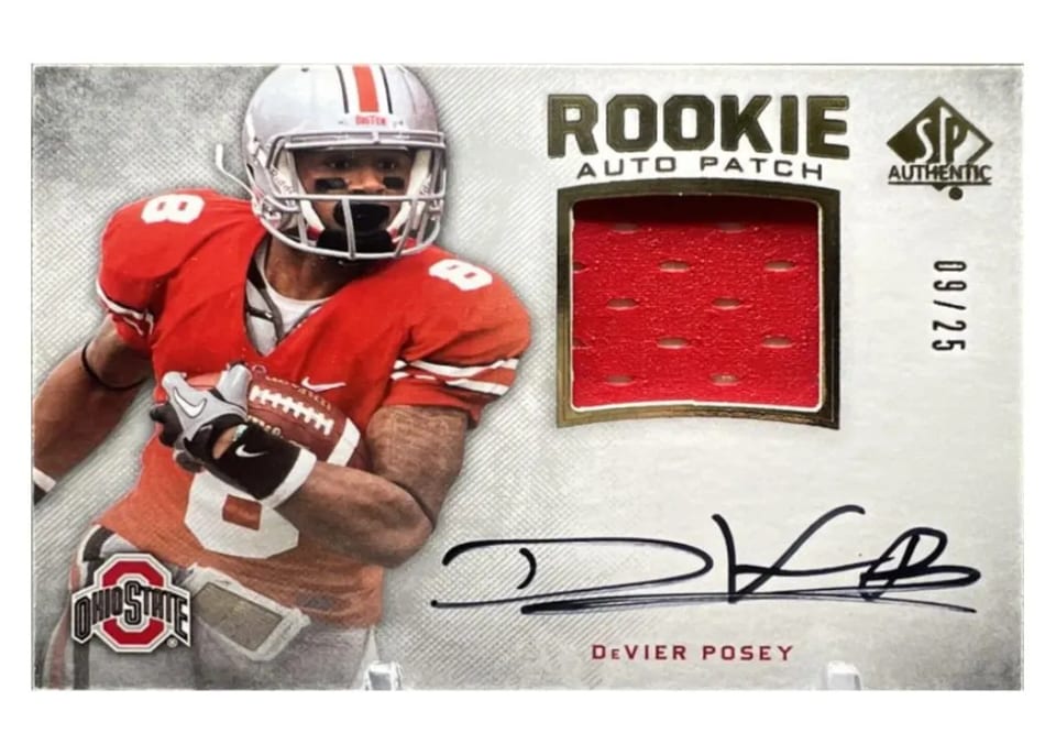 2012 SP Authentic DeVier Posey #262 card