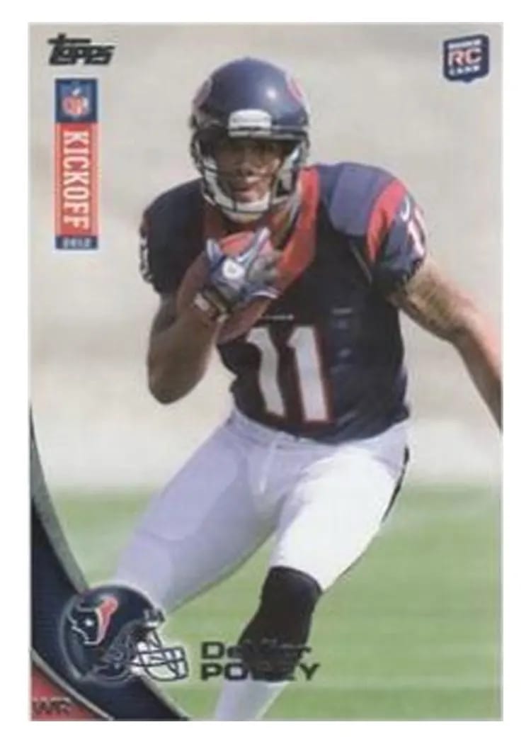 2012 Topps Kickoff DeVier Posey #46 card