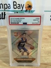 2015 Panini Prizm Devin Booker Silver Prizm #308 card