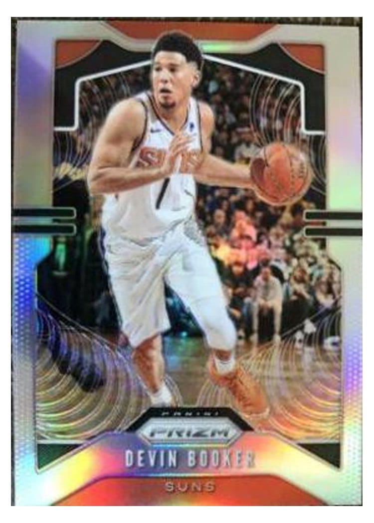2019-20 Panini Prizm Base Set Devin Booker #67 card