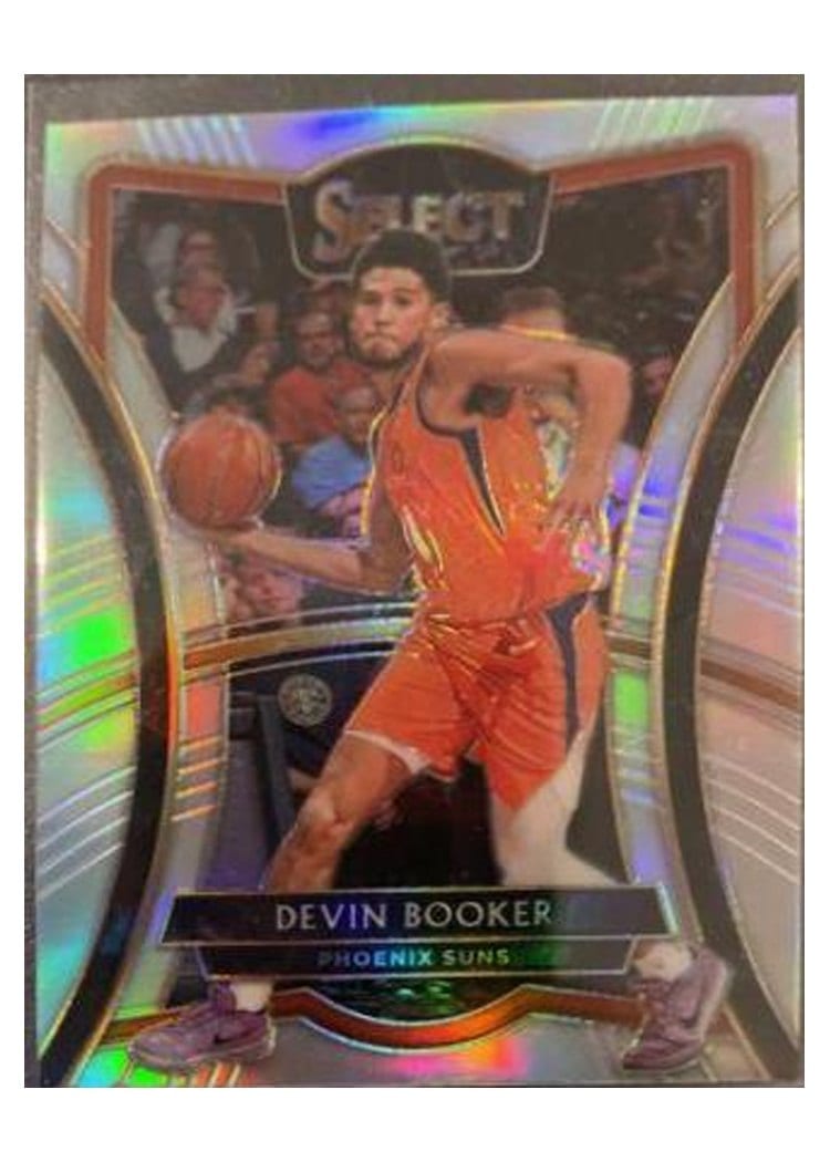 2019-20 Panini Select Base Set Devin Booker Silver Prizm #176 card