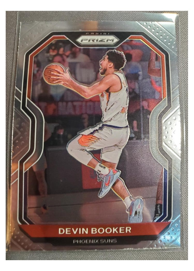 2020-21 Panini Prizm Base Set Devin Booker #214 card
