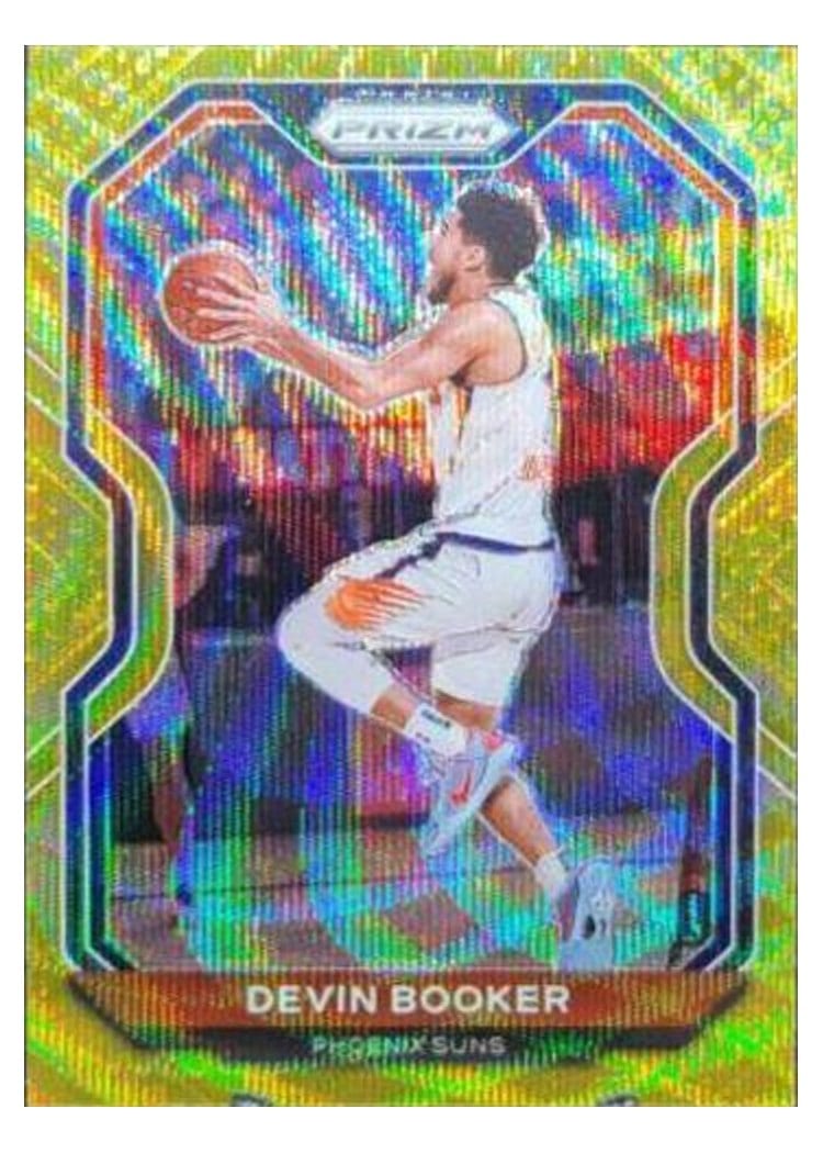 2020-21 Panini Prizm Base Set Devin Booker #214 card