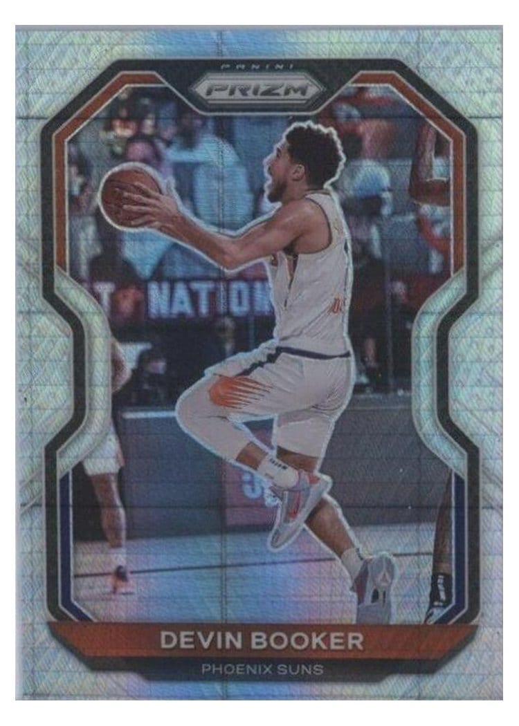 2020-21 Panini Prizm Base Set Devin Booker #214 card