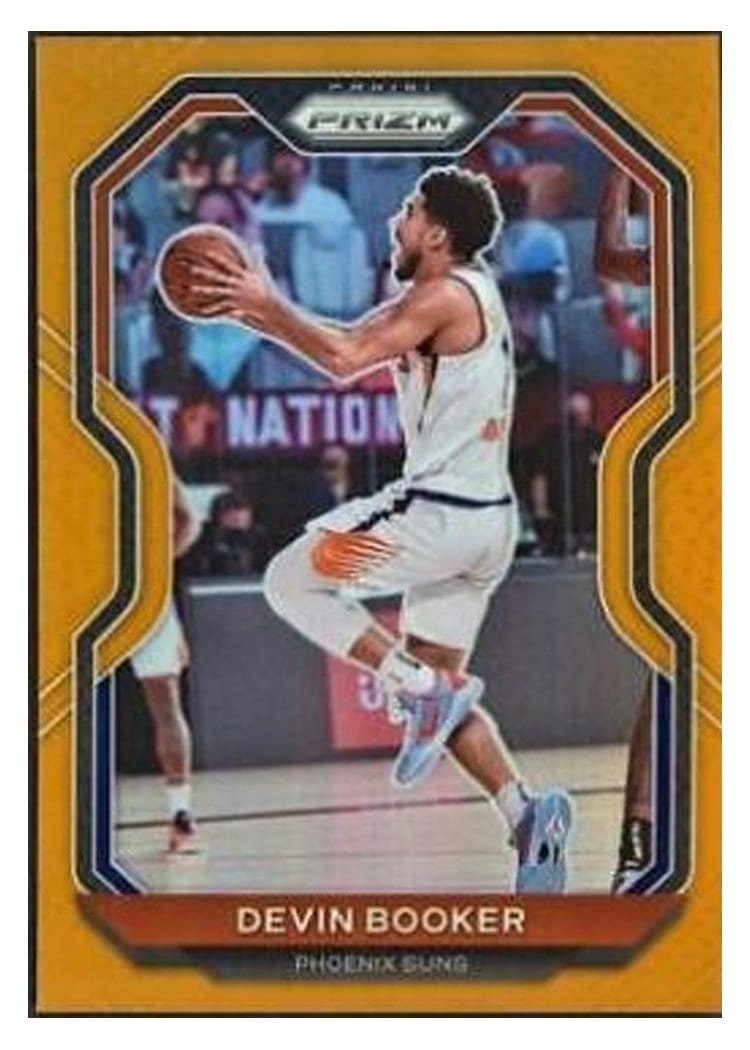 2020-21 Panini Prizm Base Set Devin Booker #214 card