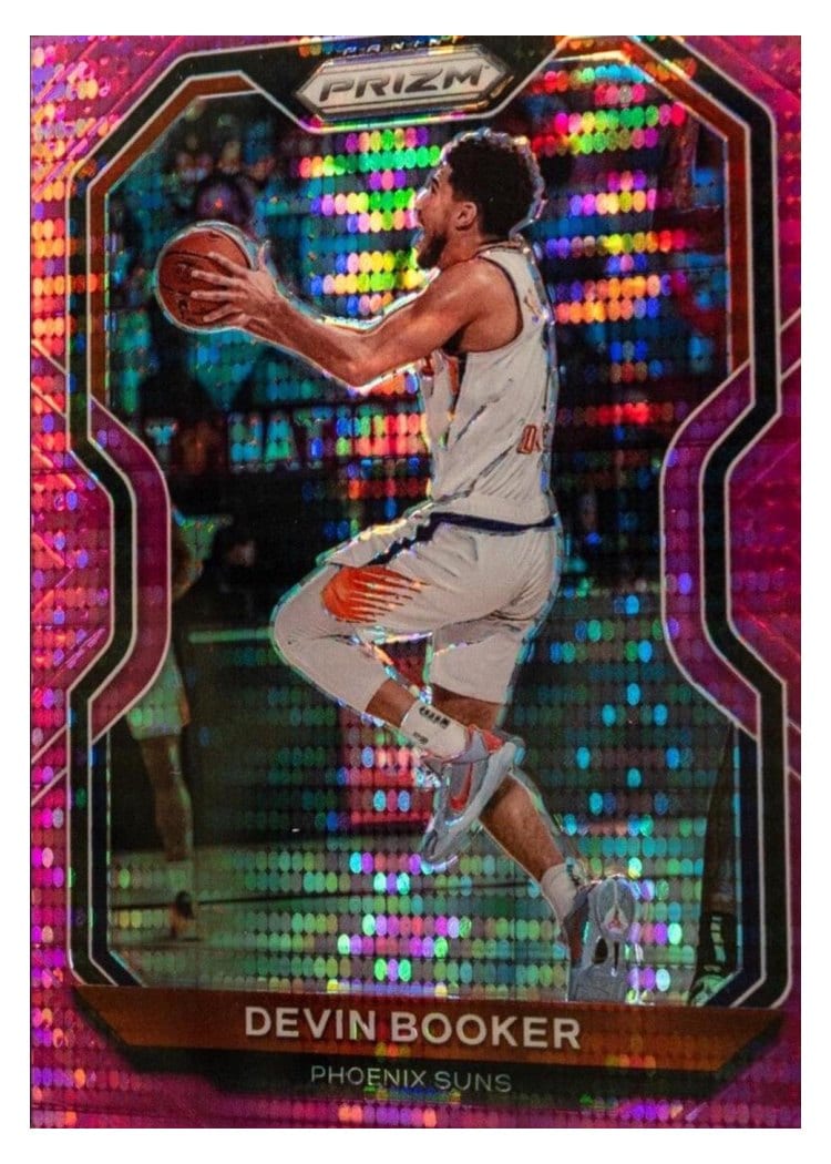 2020-21 Panini Prizm Base Set Devin Booker #214 card