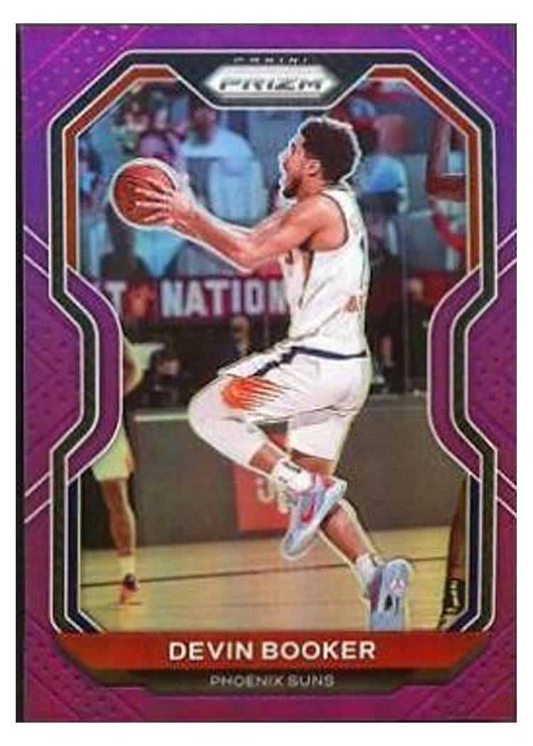 2020-21 Panini Prizm Base Set Devin Booker #214 card