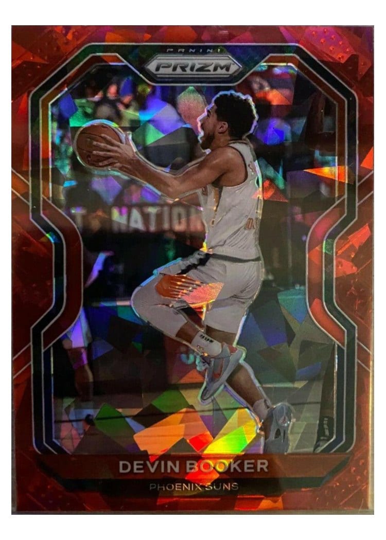2020-21 Panini Prizm Base Set Devin Booker #214 card