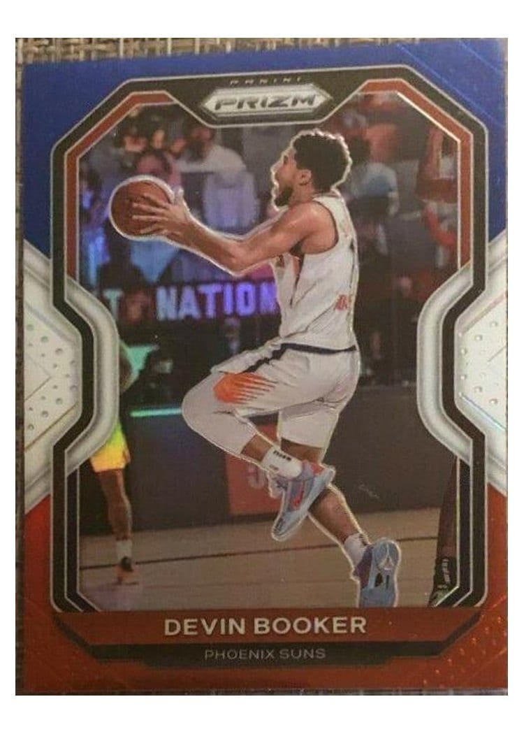 2020-21 Panini Prizm Base Set Devin Booker #214 card