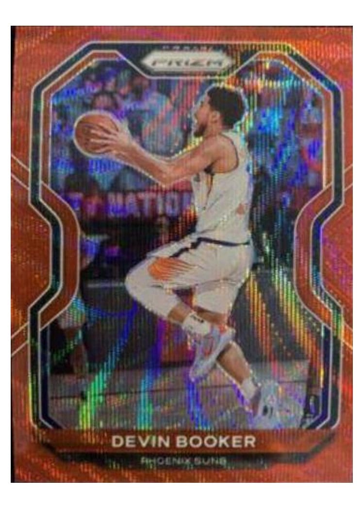 2020-21 Panini Prizm Base Set Devin Booker #214 card
