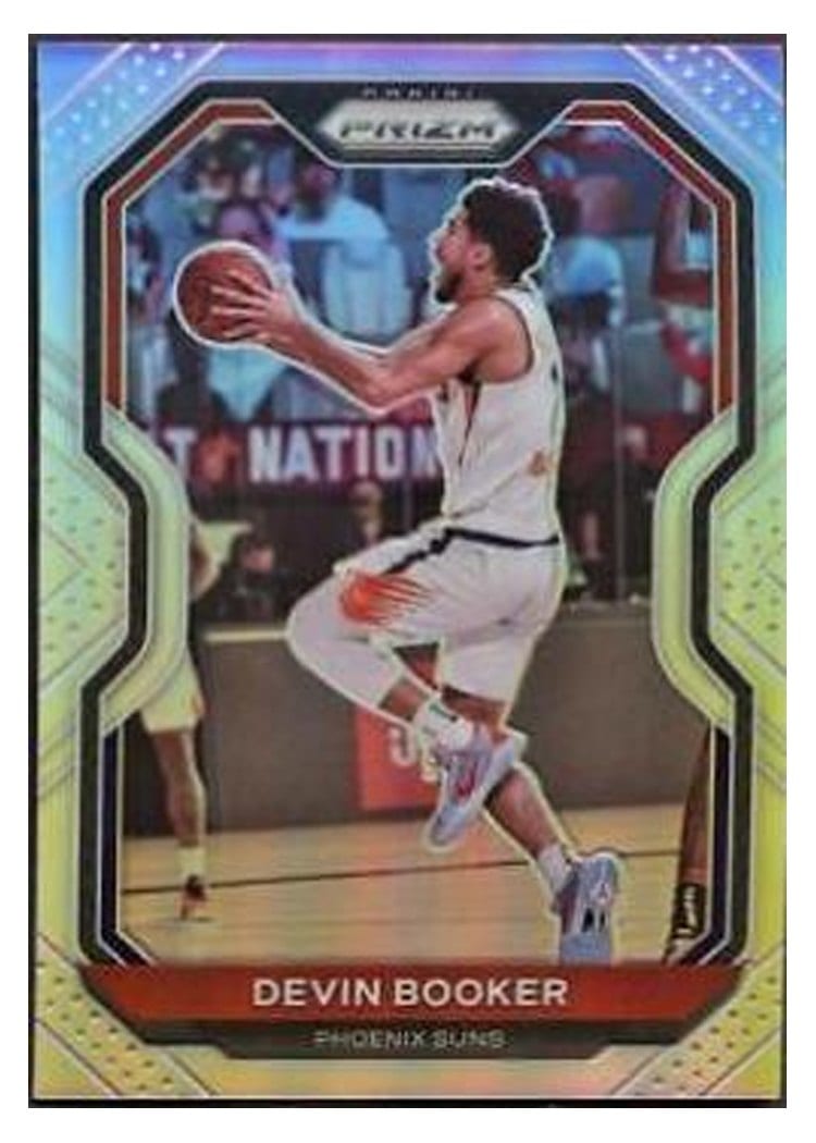 2020-21 Panini Prizm Base Set Devin Booker #214 card