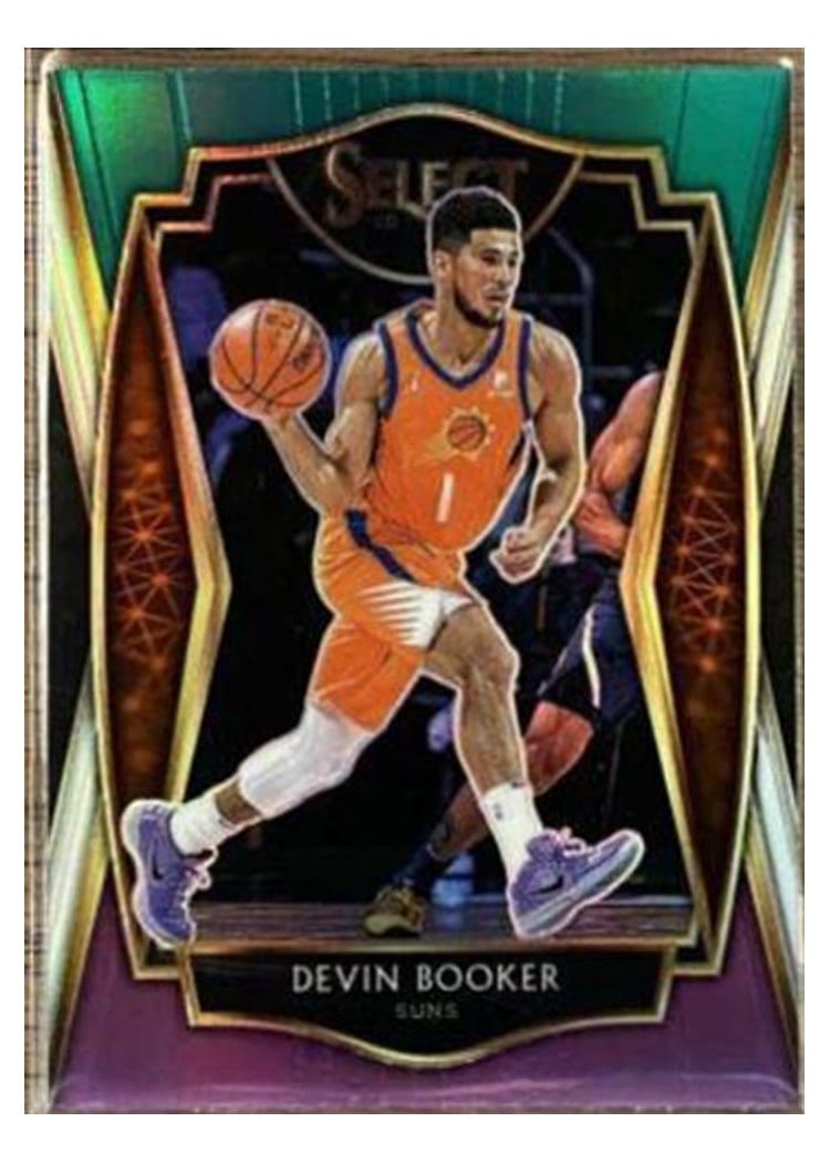 2020-21 Panini Select Base Set Devin Booker #121 card