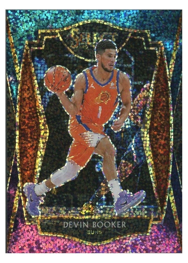 2020-21 Panini Select Base Set Devin Booker #121 card