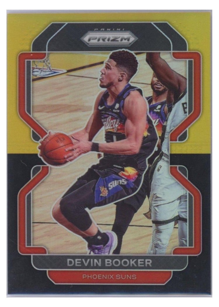 2021-22 Panini Prizm Base Set Devin Booker #203 card