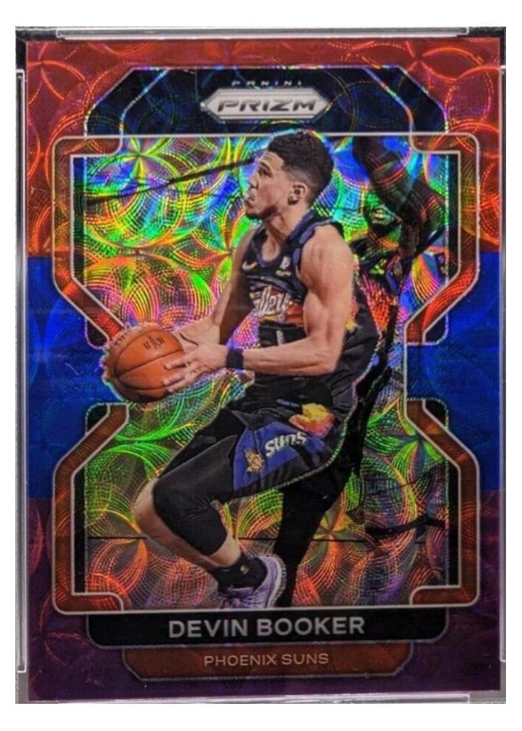 2021-22 Panini Prizm Base Set Devin Booker #203 card