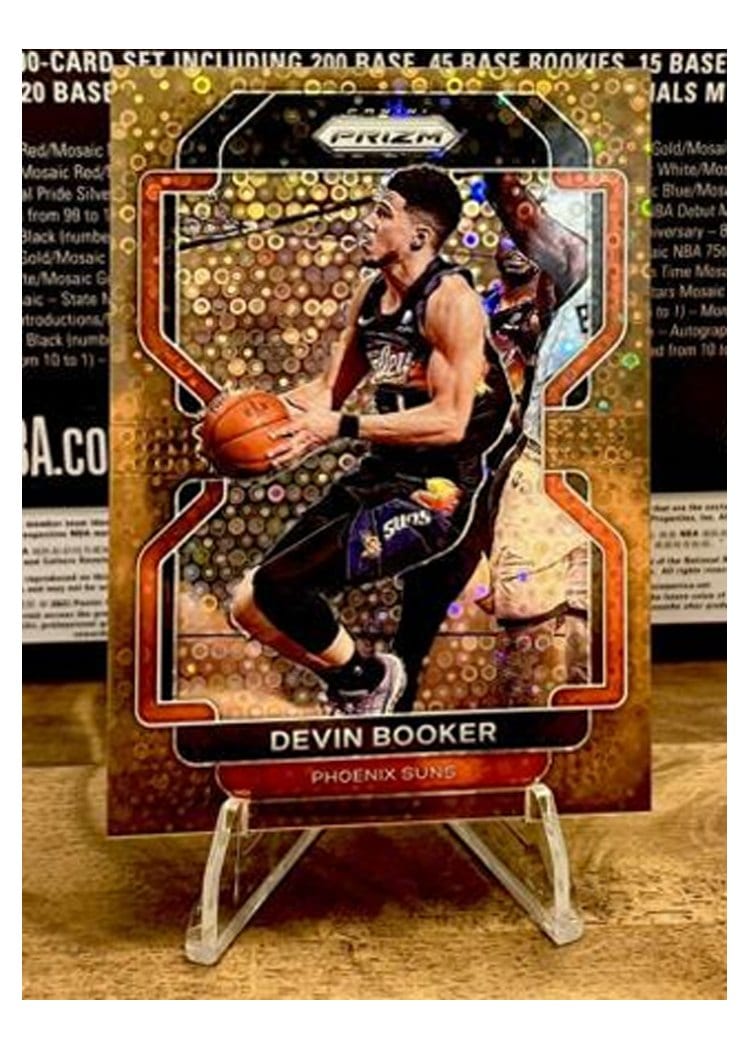 2021-22 Panini Prizm Base Set Devin Booker #203 card