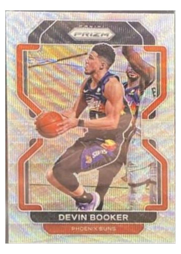 2021-22 Panini Prizm Base Set Devin Booker Premium Set Prizm #203 card