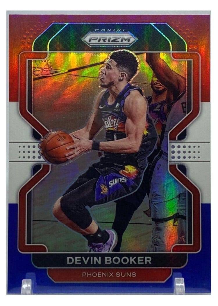 2021-22 Panini Prizm Base Set Devin Booker #203 card