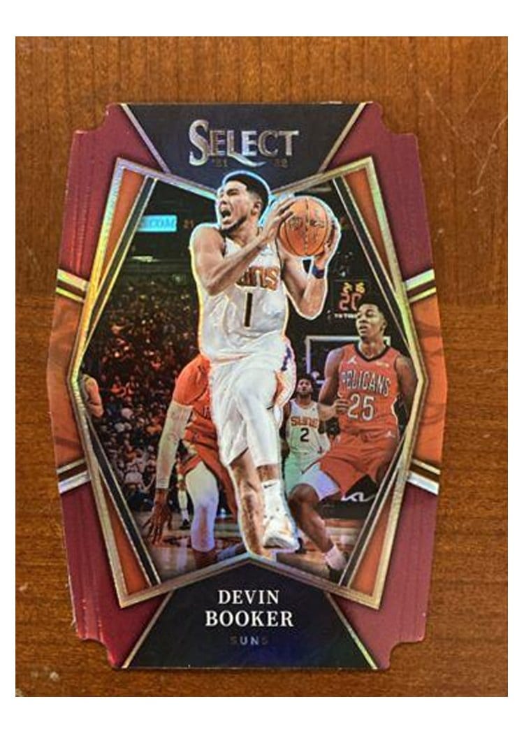 2021-22 Panini Select Base Set Devin Booker #158 card